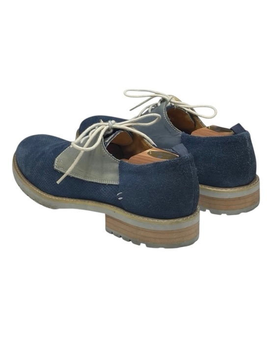 Steve Madden ? Roque Perforated Suede Oxford Lace Up ? Two Tone Blue ? 10D ? main image 7